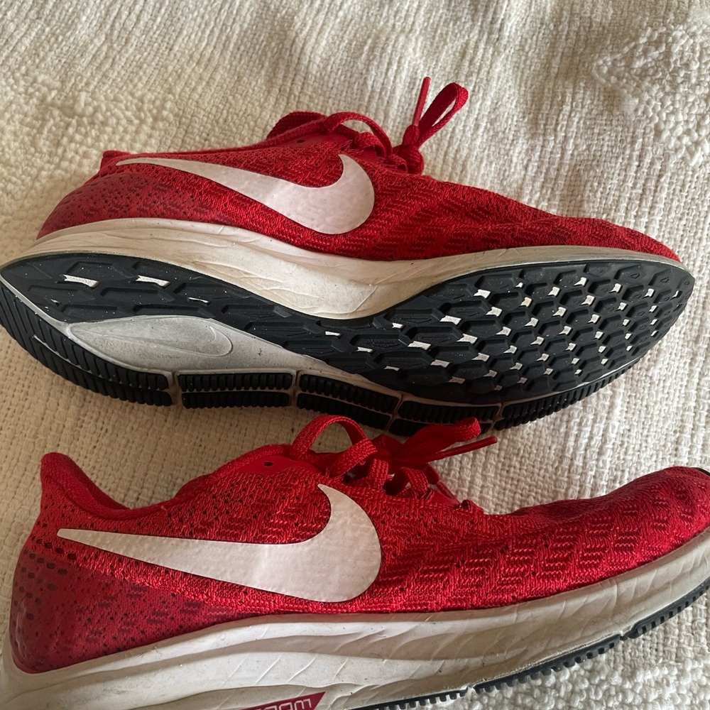 Nike Red Zoom Pegasus running shoes